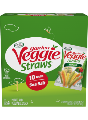 Garden Veggie Straws® Sea Salt, 0.75 oz (10 count)